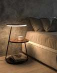 Smart Nightstand with Wireless Charger & Night Light