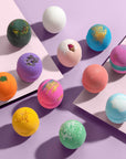 Bath Bombs Gift Set 12 USA Made Fizzies, Shea & Coco Butter Moisturize