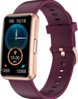 Fitness Tracker No Bluetooth No APP No Phone Needed, Waterproof with Full Touch Screen (Purple)