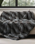 Luxury Faux Fur Blanket High-End Bed Fox Fur Blankets for Beds Plaid on the Sofa Cover Decoration Home Blankets and Throws