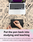 One by Small Graphics Drawing Tablet 8.3 X 5.7 Inches, Portable Versatile for Students and Creators, Ergonomic 2048 Pressure Sensitive Pen Included, Compatible with Chromebook Mac and Windows