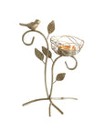 Wrought Iron Golden Bird Home Decor Candle Holders Wedding Decoration Accessories Candlesticks for Candelabro Centerpiece