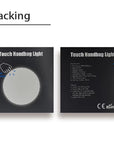 Round Handbag/Purse Light with Light Touch-Activation with Clip