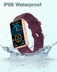 Fitness Tracker No Bluetooth No APP No Phone Needed, Waterproof with Full Touch Screen (Purple)