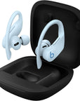 Power Pro Wireless Earbuds - H1 Headphone Chip, Class 1 Bluetooth Headphones, 9 Hours of Listening Time, Sweat Resistant, Built-In Microphone - Glacier Blue
