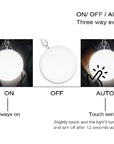 Round Handbag/Purse Light with Light Touch-Activation with Clip