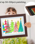 Art Frames, Front-Opening, Daily Schedules, Visions Board, Artworks, Home or Office (Walnut, Set of 2)