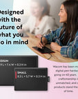 One by Small Graphics Drawing Tablet 8.3 X 5.7 Inches, Portable Versatile for Students and Creators, Ergonomic 2048 Pressure Sensitive Pen Included, Compatible with Chromebook Mac and Windows