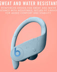 Power Pro Wireless Earbuds - H1 Headphone Chip, Class 1 Bluetooth Headphones, 9 Hours of Listening Time, Sweat Resistant, Built-In Microphone - Glacier Blue