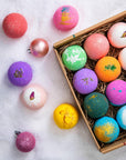 Bath Bombs Gift Set 12 USA Made Fizzies, Shea & Coco Butter Moisturize