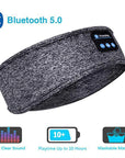 Bluetooth-Compatible Earphones Sports Sleeping Headband Elastic Wireless Headphones Music Eye Mask Wireless Eye Headset Headband