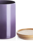 Beautiful Storage Jar, Stackable Airtight Seal - 28 Fl Oz (Gradient Purple)