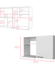 Kitchen Wall Cabinet Burwood, White Finish
