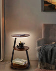 Smart Nightstand with Wireless Charger & Night Light