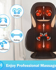 Shiatsu Massage with Heat Massage Chair