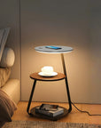 Smart Nightstand with Wireless Charger & Night Light