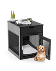 2-In-1 Dog House with Drawer and Wired Wireless Charging