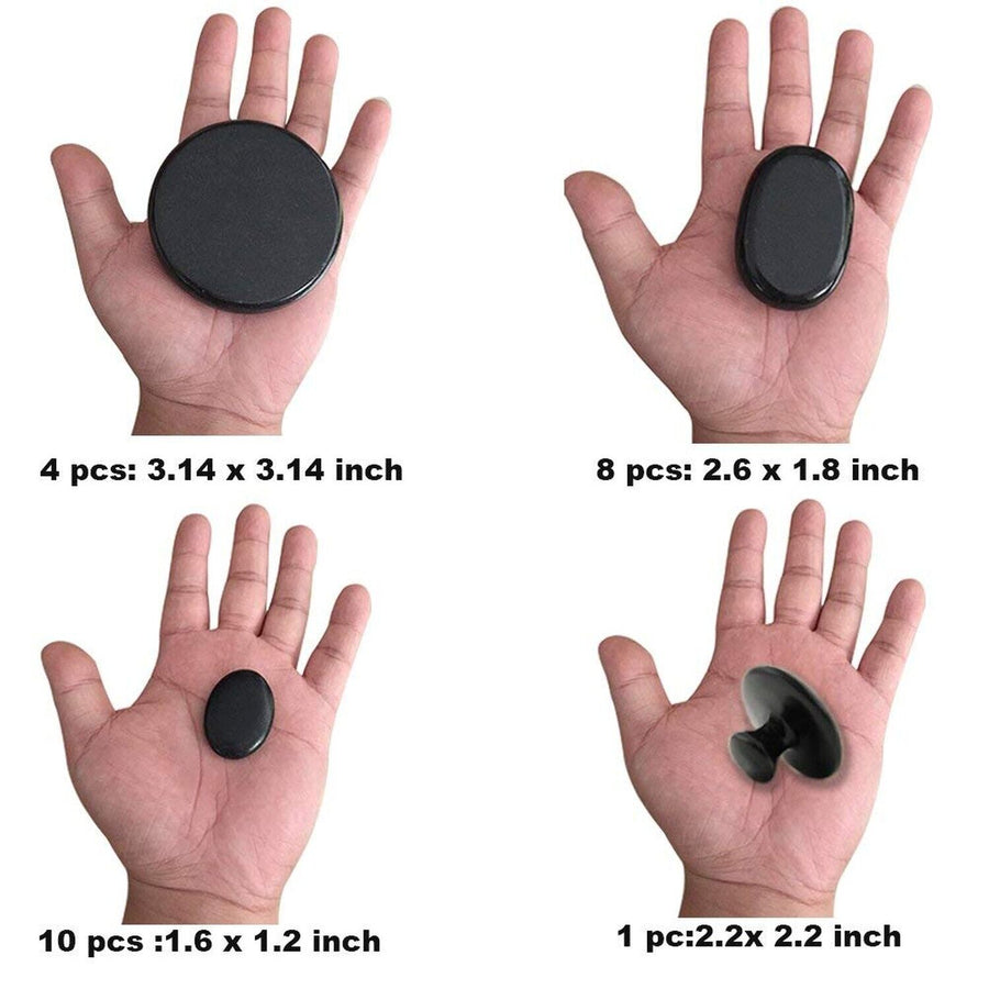Massage Hot Stones Warmer Set