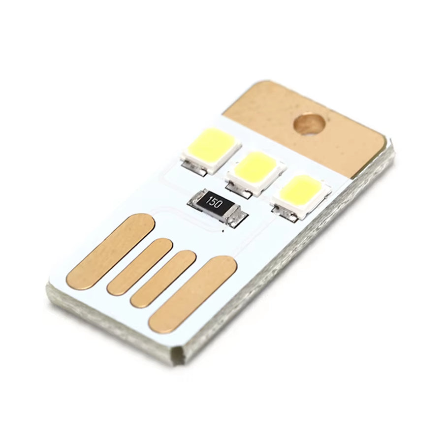 One / 5Pcs 0.2W USB LED Bulb Book Light for Laptop PC Powerbank Night Lamp Mini Pocket Card USB Power LED Night Light