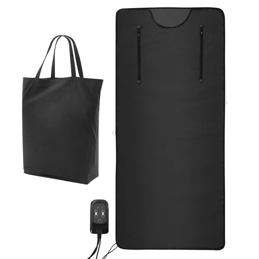 Infrared Sauna Blanket for Detoxification, Portable Remote Control Sauna, 86-158℉, 20-60 Minutes Timer, 6 Ft X 2.6 Ft