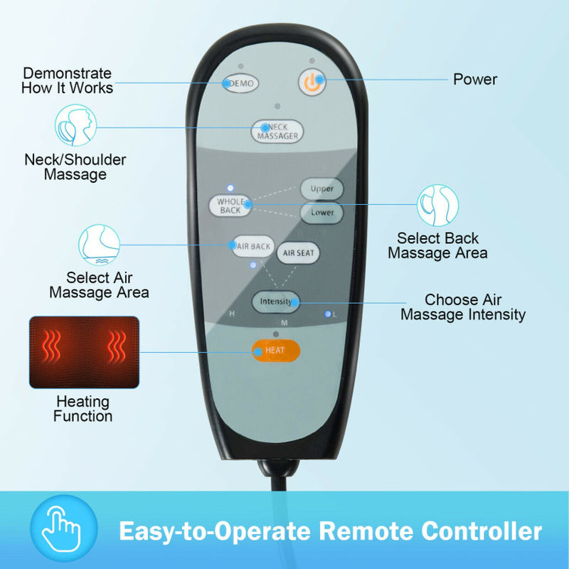 Shiatsu Massage with Heat Massage Chair 