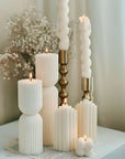Luxury Decoration Candle Nordic Geometric Scented Candles Aesthetic Big Home Decorative Candles Table Decoration and Accessories