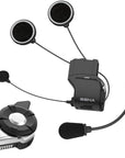 Bluetooth Headset Communication System for Helmet, 2 Pack , Black