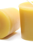 Bluecorn 100% Pure Beeswax Votive Candles 36-Pack Fragrance Free