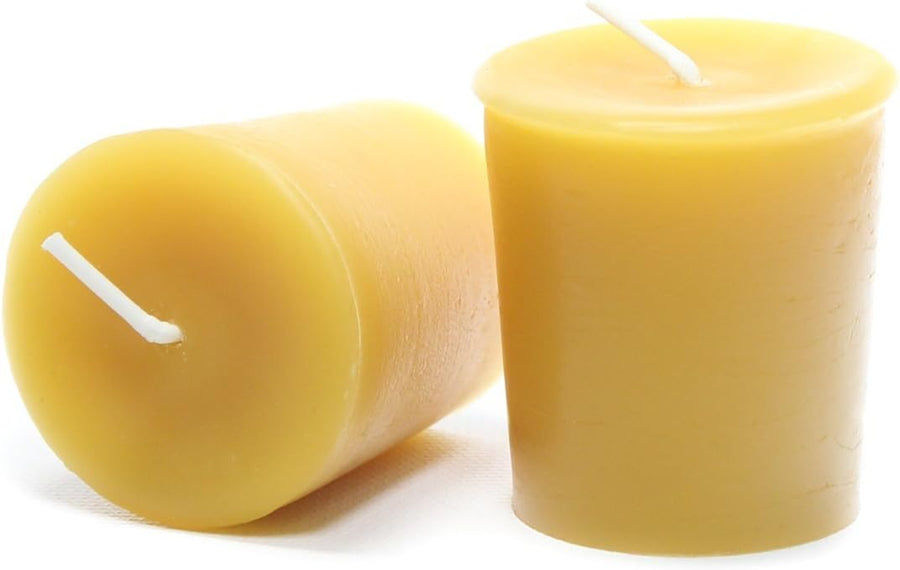 Bluecorn 100% Pure Beeswax Votive Candles 36-Pack Fragrance Free