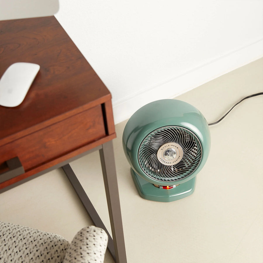 Vintage Portable Electric Space Heater, Green
