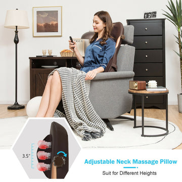 Shiatsu Massage with Heat Massage Chair 