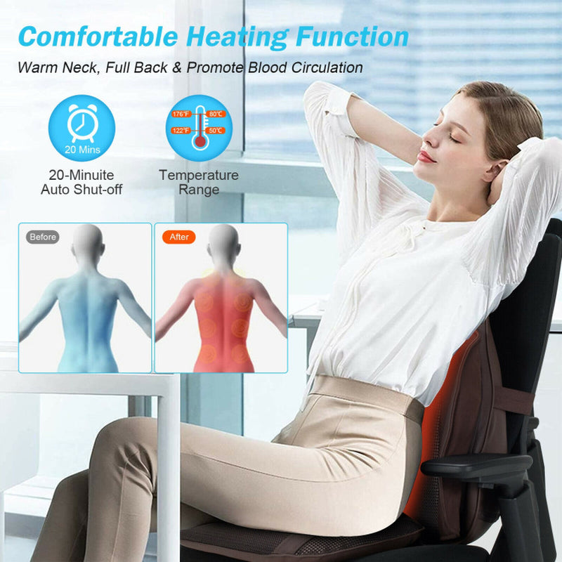 Shiatsu Massage with Heat Massage Chair 