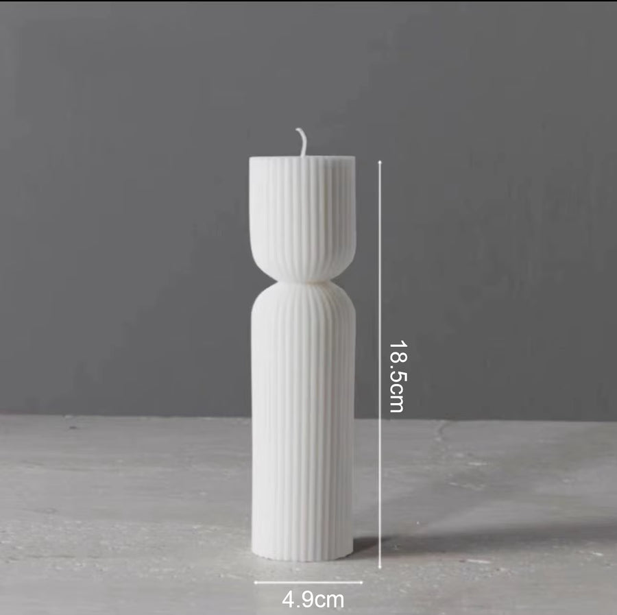 Luxury Decoration Candle Nordic Geometric Scented Candles Aesthetic Big Home Decorative Candles Table Decoration and Accessories