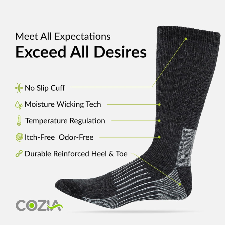 Merino Wool Socks Casual Warm Socks for Winter