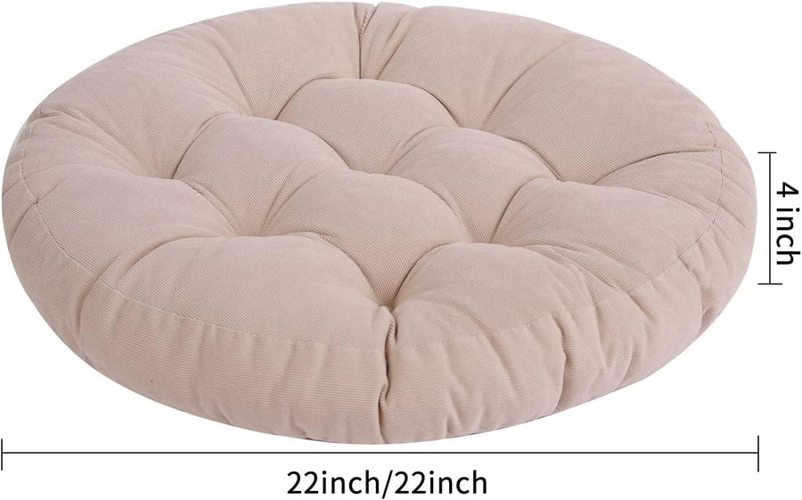 Meditation Cushion for Yoga Living Room Sofa Balcony, Beige